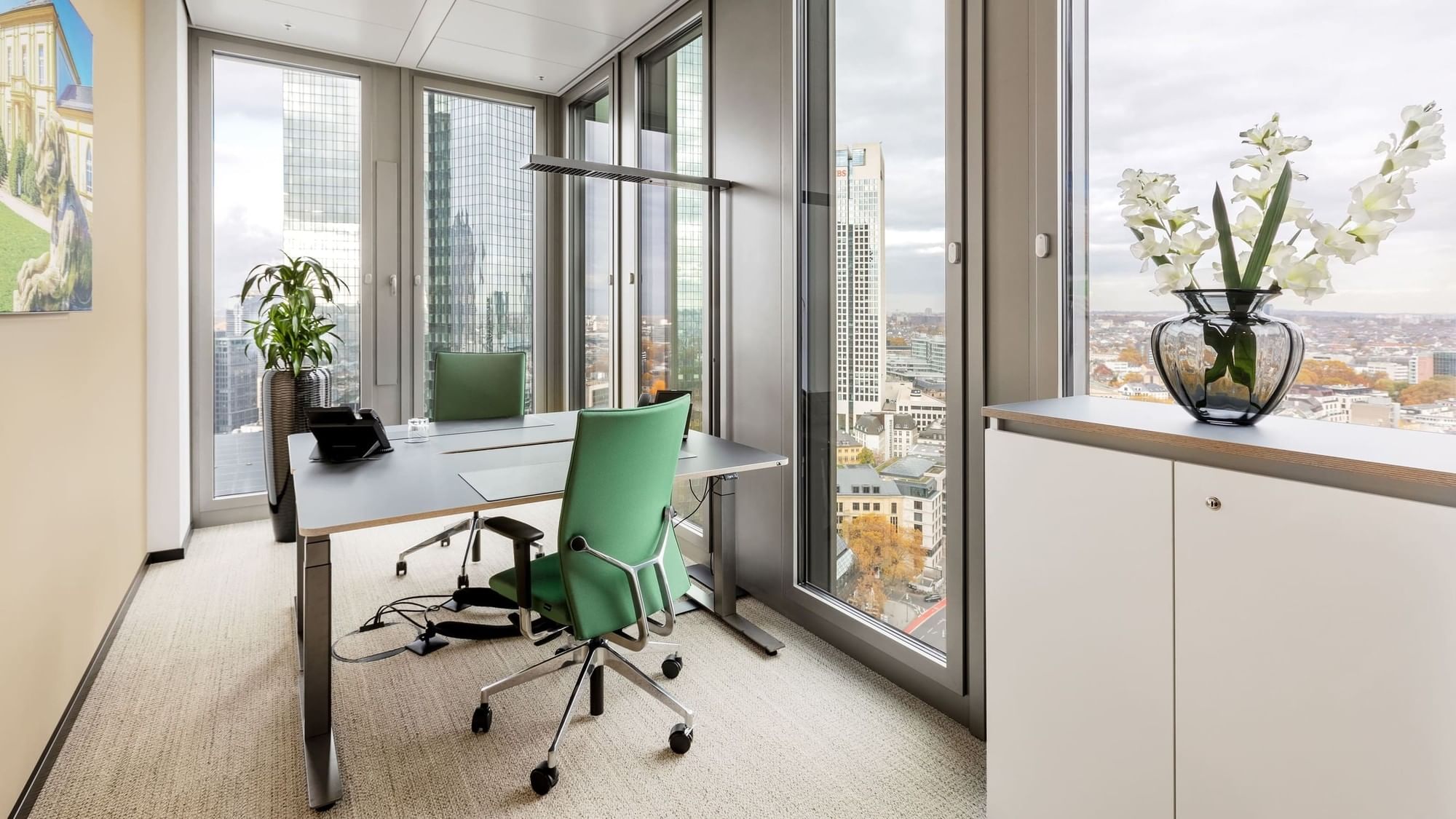 Private office for 2 persons — Contora Office Solutions - Frankfurt Marienturm, Darmstadt