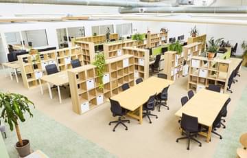 Open space Nomade — Greenspace Coworking, Paris