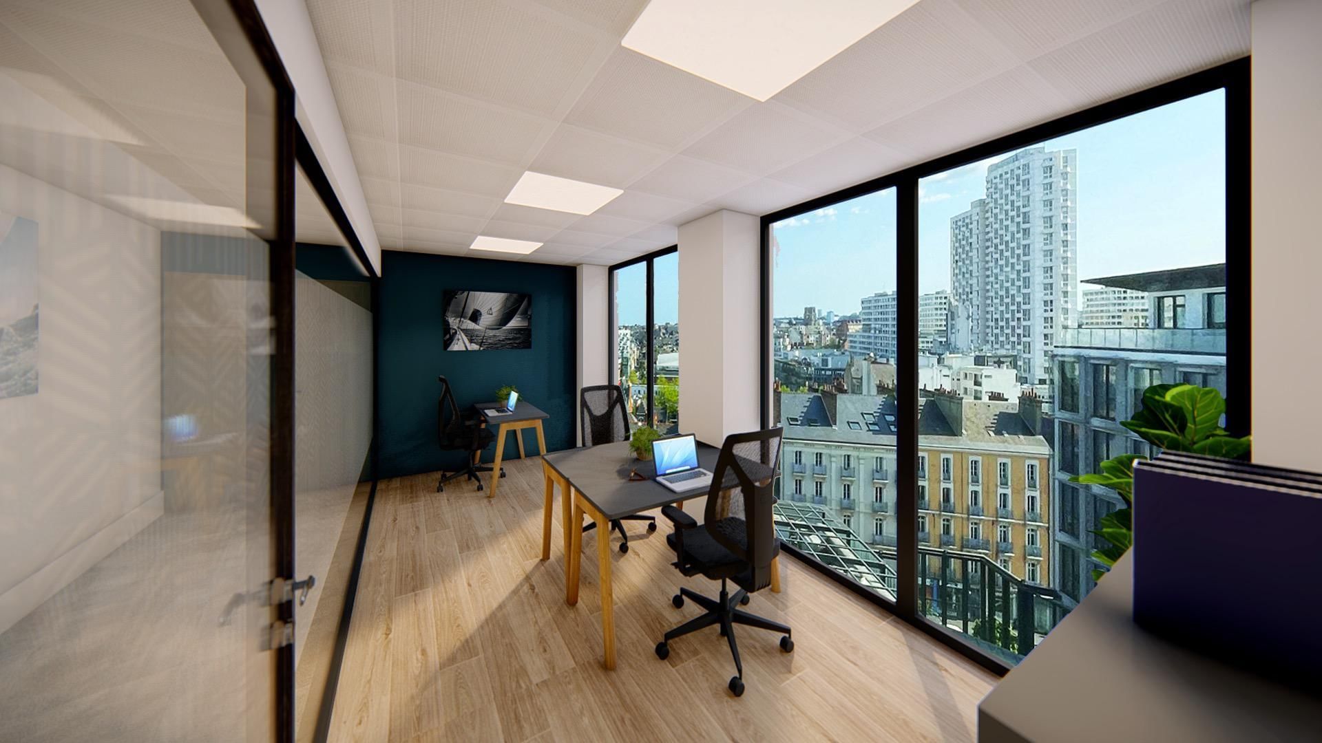 Bureau à la journée — Flex-O Rennes Eurorennes, Rennes