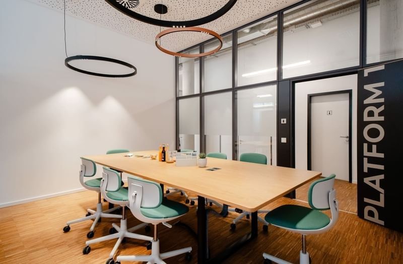Besprechungsraum Platform 1 — GoodSpaces Parkside, Karlsruhe