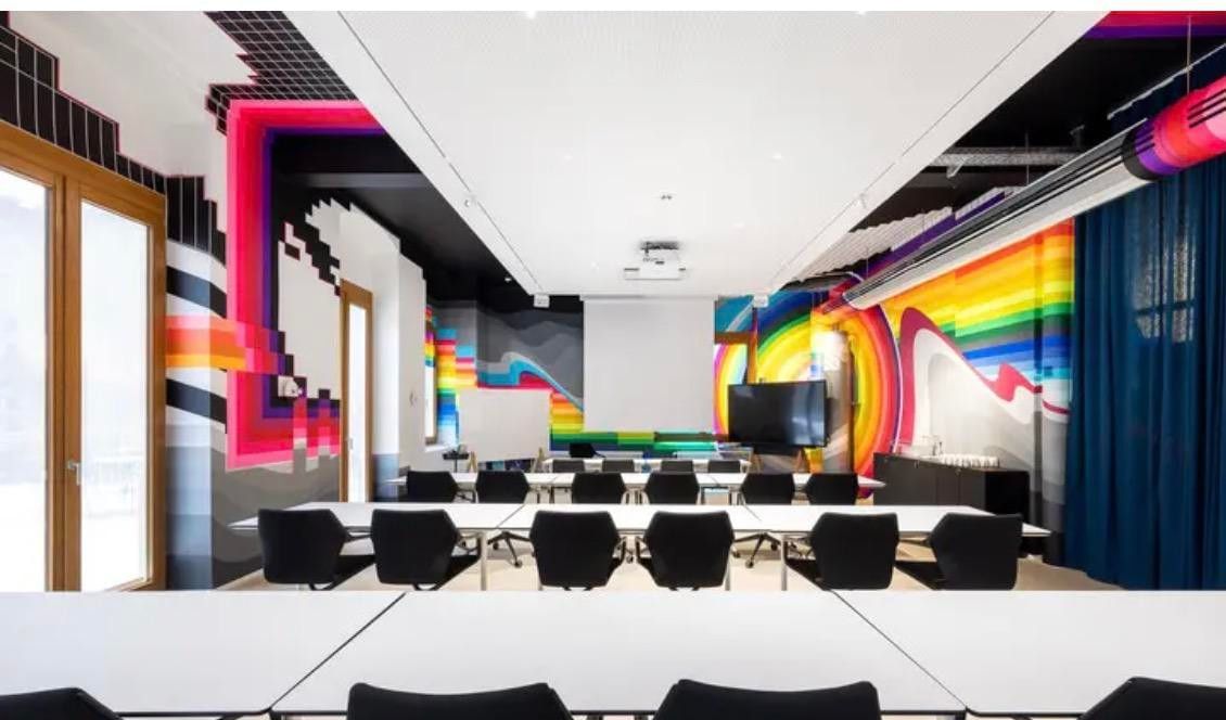 Besprechungsraum Tapeart — GoodSpaces SteamWork, Karlsruhe