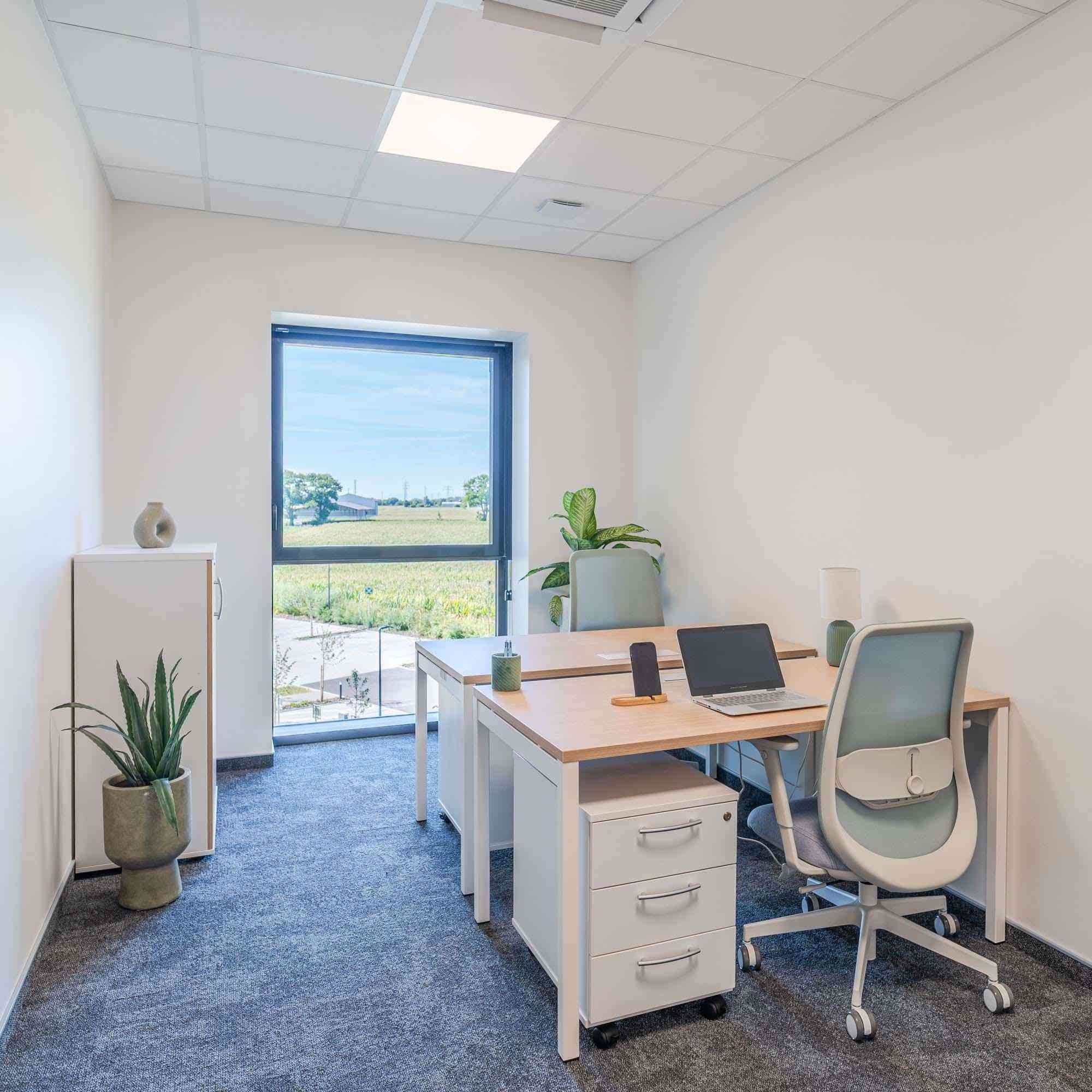 Bureau privatif 2 personnes — Office Station Strasbourg, Oberhausbergen