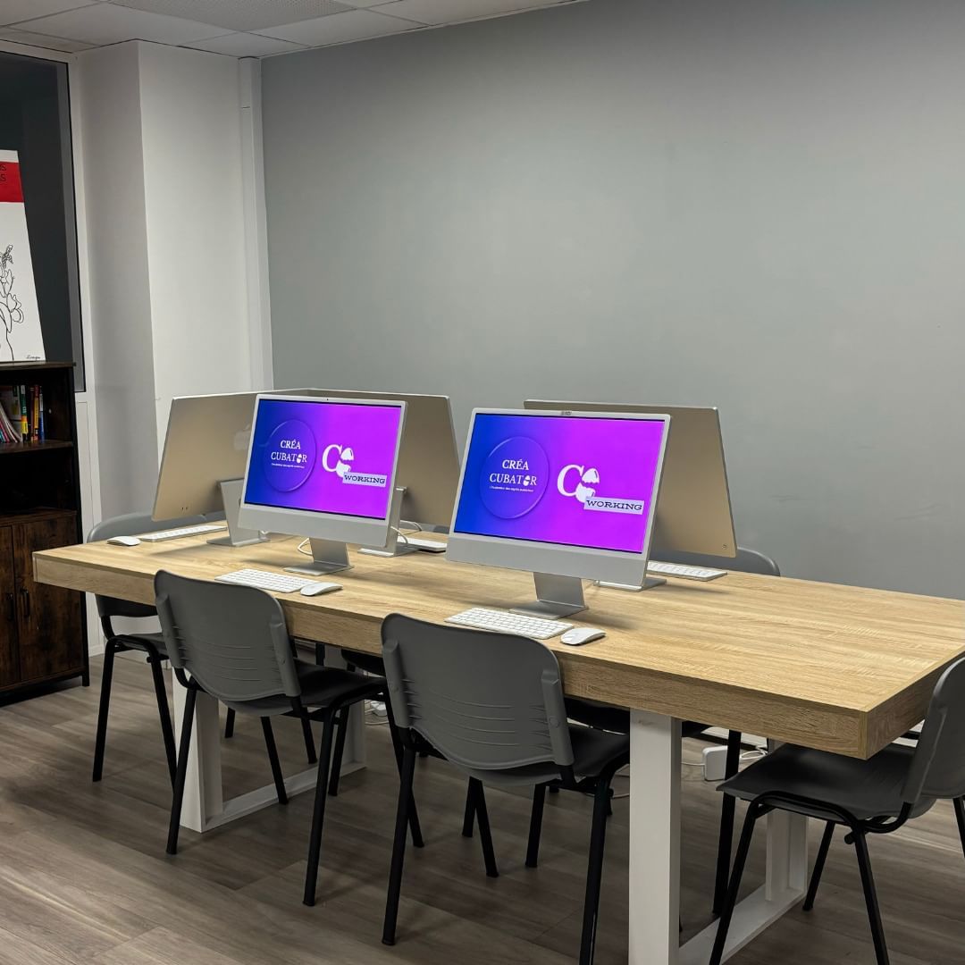 Open space Fixe — CRÉA'CUBATOR Cannes, Cannes
